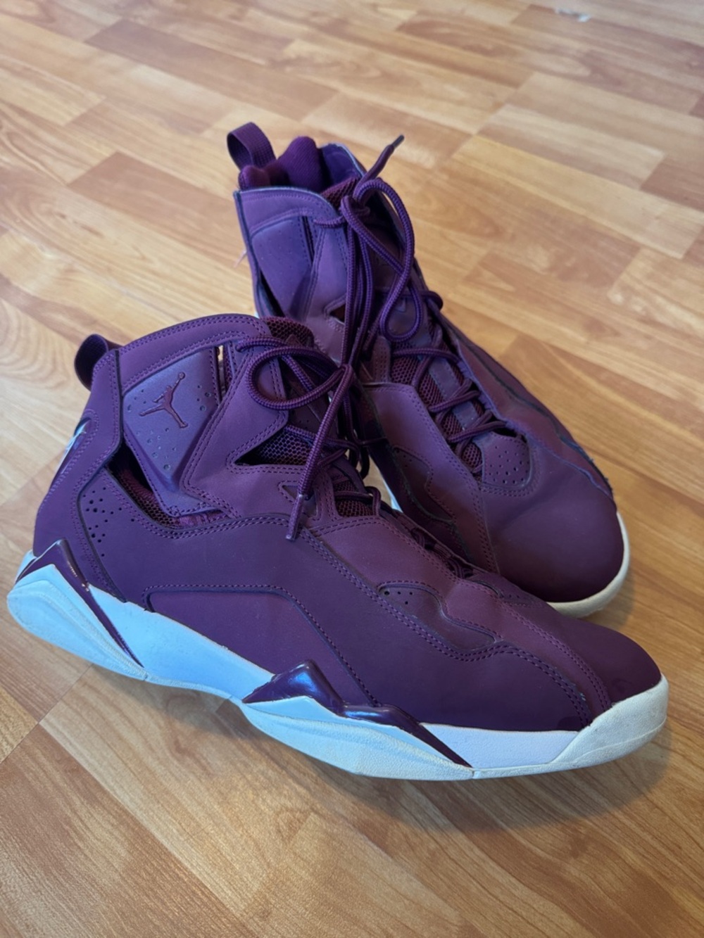 Air Jordan Nike True Flight‎ Bordeaux burgundy Basketball Shoes Mens 11